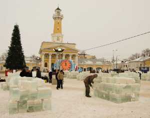 V Областной фестиваль – конкурс снежно – ледовых скульптур «Кострома – зимняя сказка»