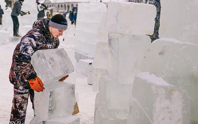 Фестиваль ледовых скульптур Кострома